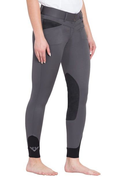 TuffRider Ladies Sydney Knee Patch Breeches w/ Contoured sock bottom (CSB)_354