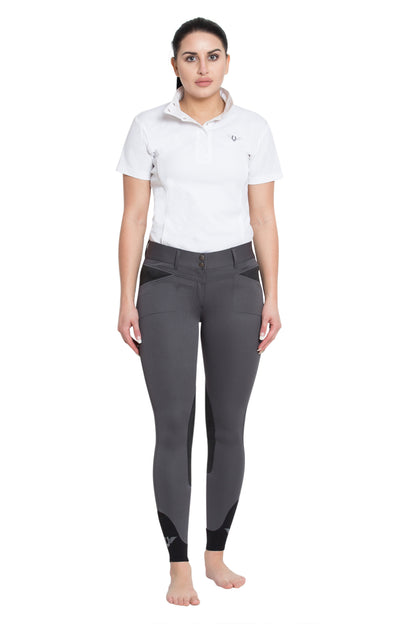 TuffRider Ladies Sydney Knee Patch Breeches w/ Contoured sock bottom (CSB)_358