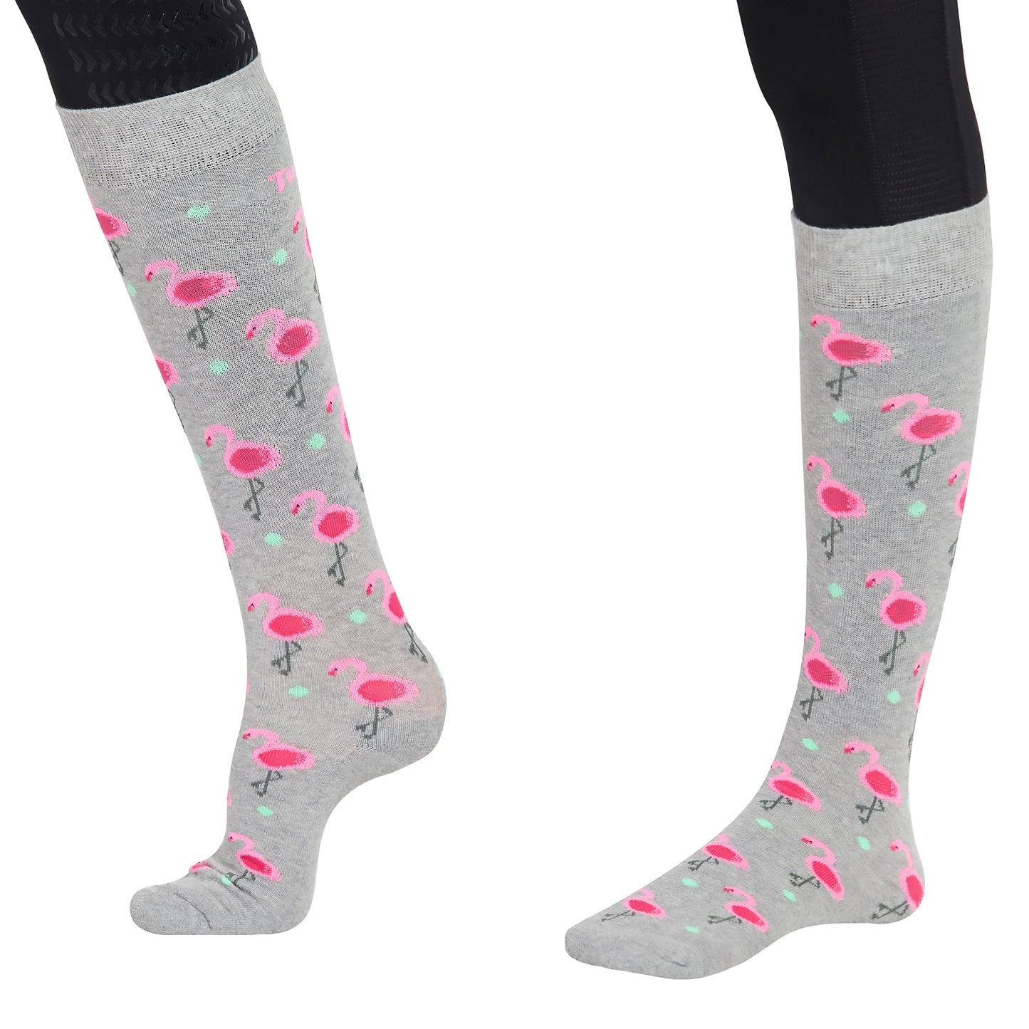 TuffRider Ladies Flamingo/Boat/Horse Knee Hi Socks - 3 Pac_1587