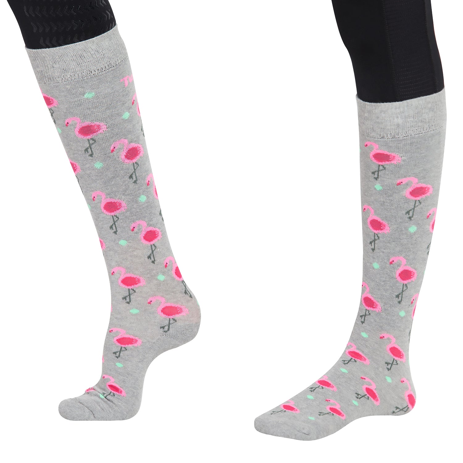 TuffRider Ladies Flamingo/Boat/Horse Knee Hi Socks - 3 Pac_1587