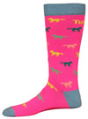 TuffRider Neon Pony Kids Socks_896
