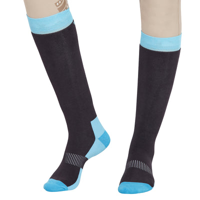 TuffRider Ladies Neon Winter Thermal Knee Hi Socks - 3 Pack_5067