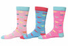 TuffRider Neon Pony Kids Socks - 3 Pack_1656