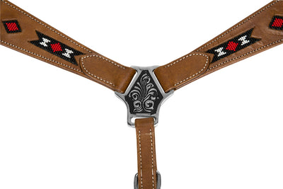 TuffRider Western Beaded Inlay Breast Collar_5641