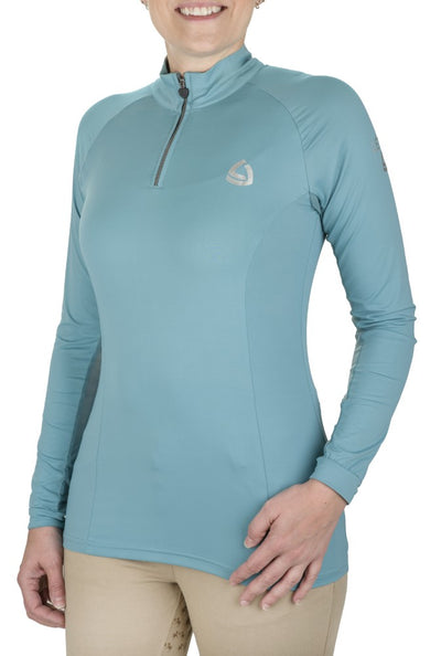 Lettia Women Quarter-Zip Neck UPF 50+ Sun Shirt