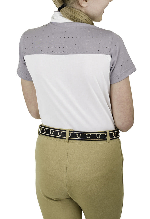 Equine Couture Children'S Magda Equicool Short Sleeve Show Shirt_11