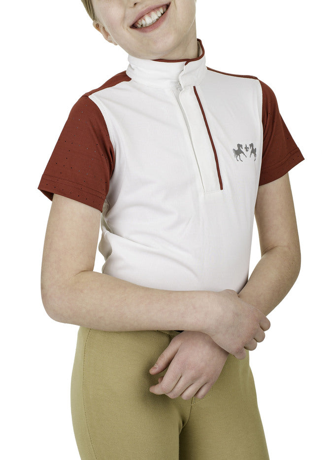 Equine Couture Children'S Magda Equicool Short Sleeve Show Shirt_4