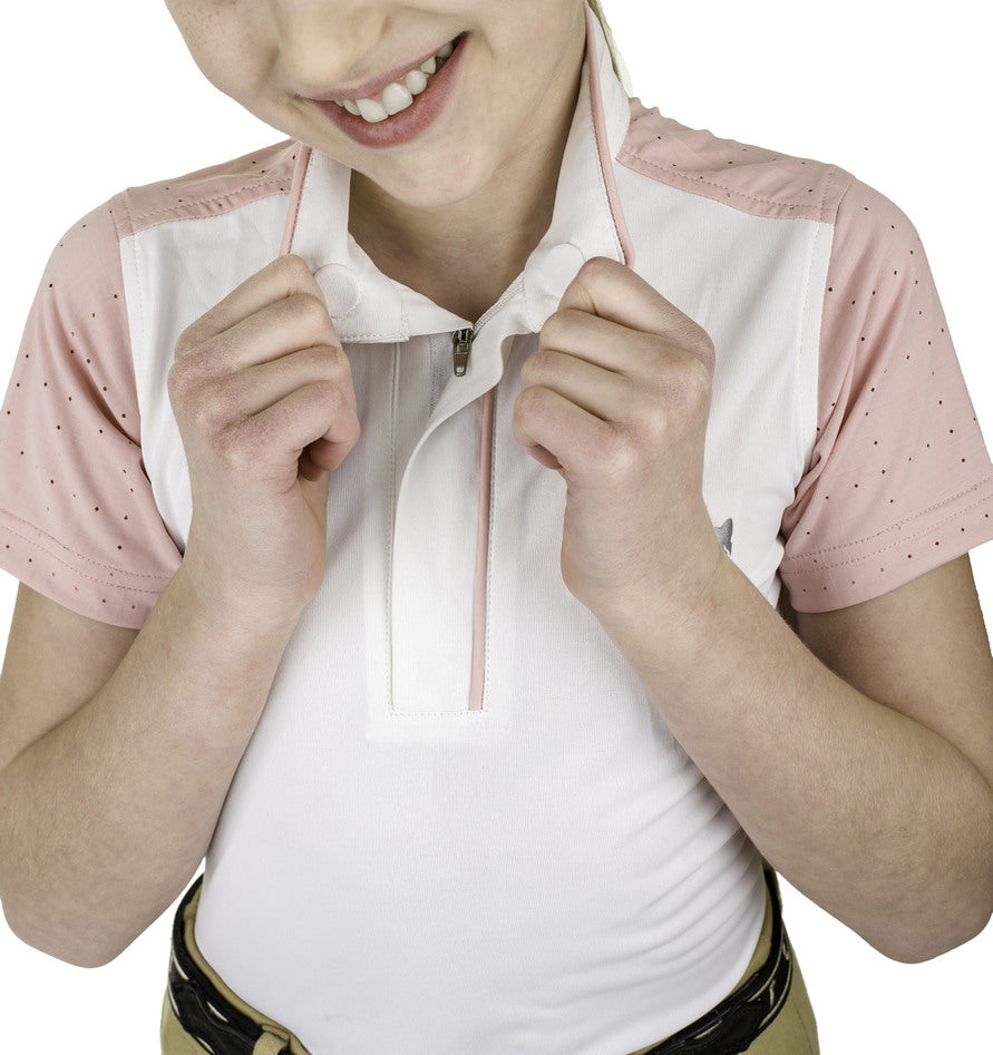 Equine Couture Children'S Magda Equicool Short Sleeve Show Shirt_7