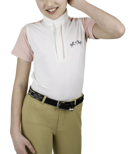Equine Couture Children'S Magda Equicool Short Sleeve Show Shirt_6