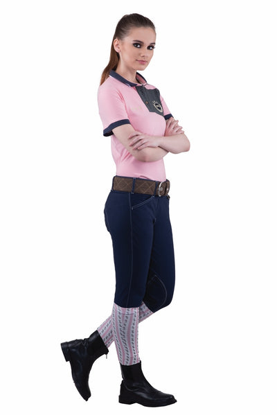 Equine Couture Ladies Sportif Natasha Knee Patch Breeches_227
