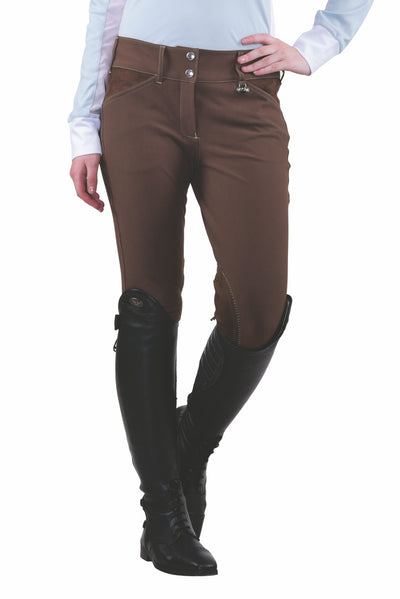 Equine Couture Ladies Sportif Natasha Knee Patch Breeches_237