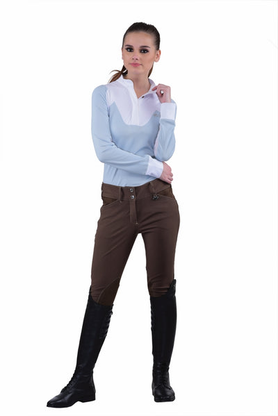 Equine Couture Ladies Sportif Natasha Knee Patch Breeches_236