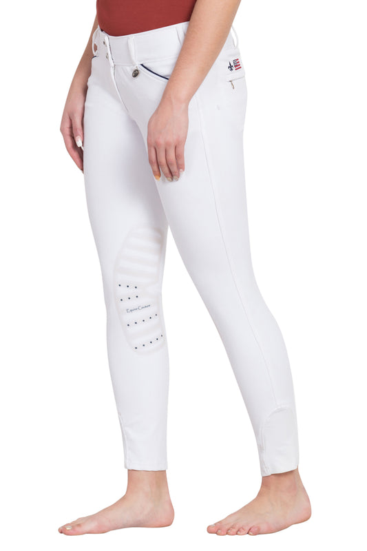 Equine Couture Ladies Brittni Silicone Knee Patch Breeches_1