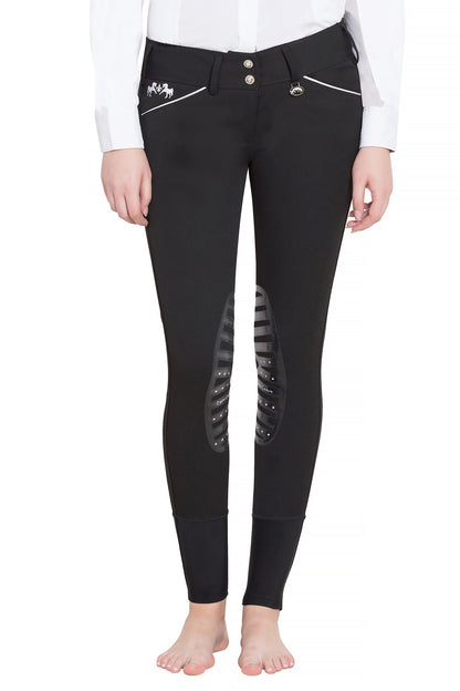 Equine Couture Ladies Brittni Silicone Knee Patch Breeches_12