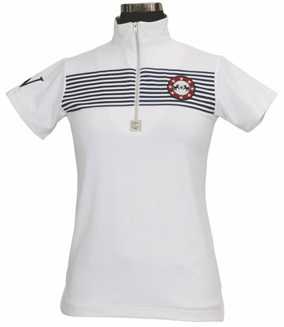 Equine Couture Ladies Patriot Short Sleeve Polo_5035