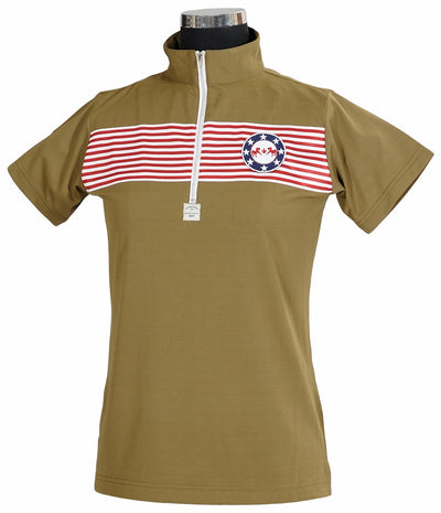 Equine Couture Ladies Patriot Short Sleeve Polo_5039