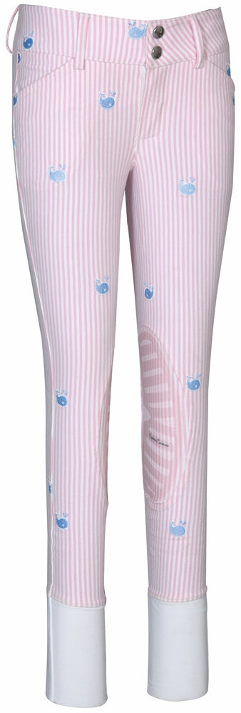 Equine Couture Children's Stripe Whales Breeches_4896