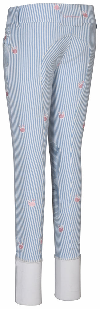 Equine Couture Children's Stripe Whales Breeches_4899
