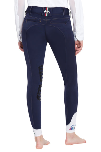 Equine Couture Ladies Beatta Silicone Knee Patch Breeches_26