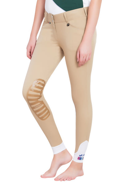 Equine Couture Ladies Fiona Silicone Knee Patch Breeches_134