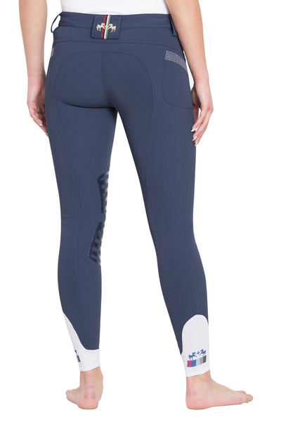 Equine Couture Ladies Sarah Silicone Knee Patch Breeches_178