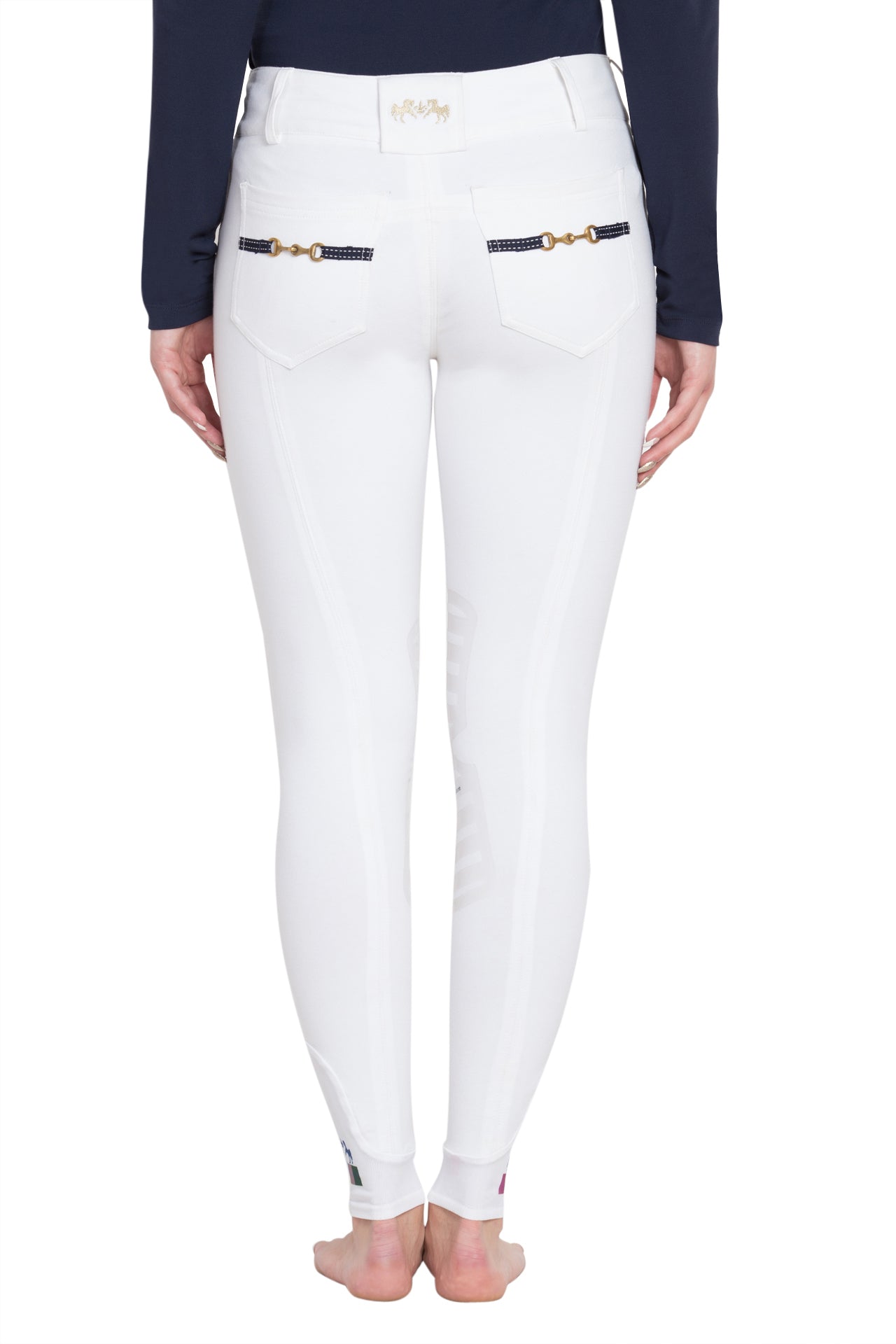 Equine Couture Ladies Sophie Silicone Knee Patch Breeches_195