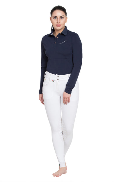 Equine Couture Ladies Sophie Silicone Knee Patch Breeches_196