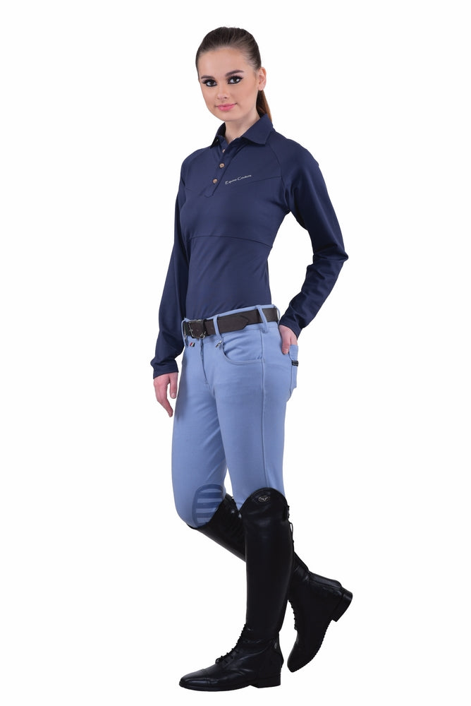Equine Couture Ladies Sophie Silicone Knee Patch Breeches_208