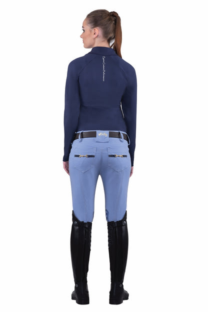 Equine Couture Ladies Sophie Silicone Knee Patch Breeches_209