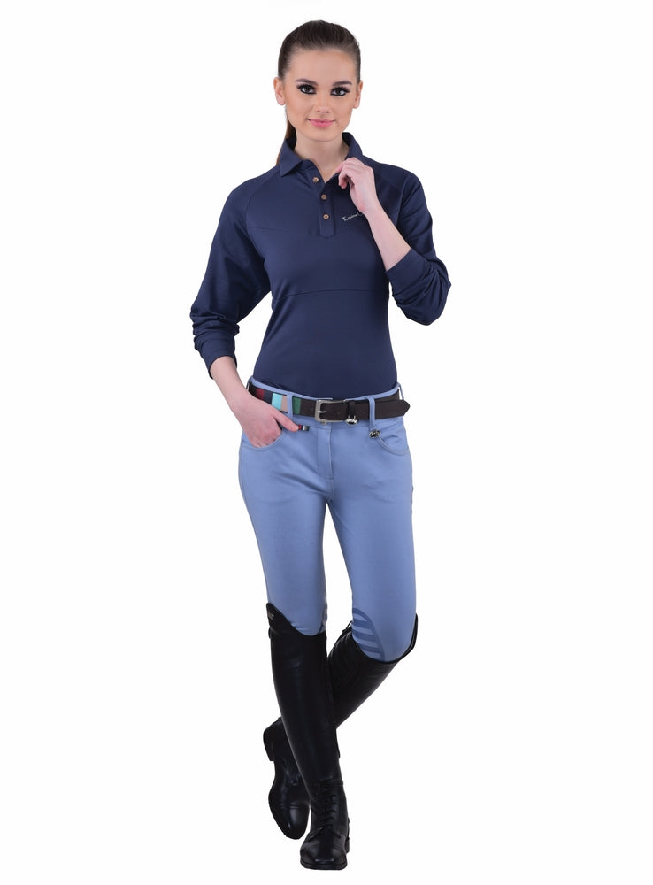 Equine Couture Ladies Sophie Silicone Knee Patch Breeches_205