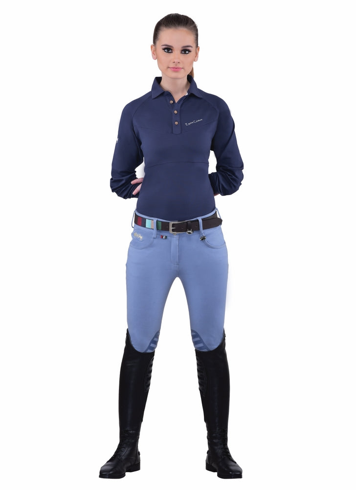 Equine Couture Ladies Sophie Silicone Knee Patch Breeches_206
