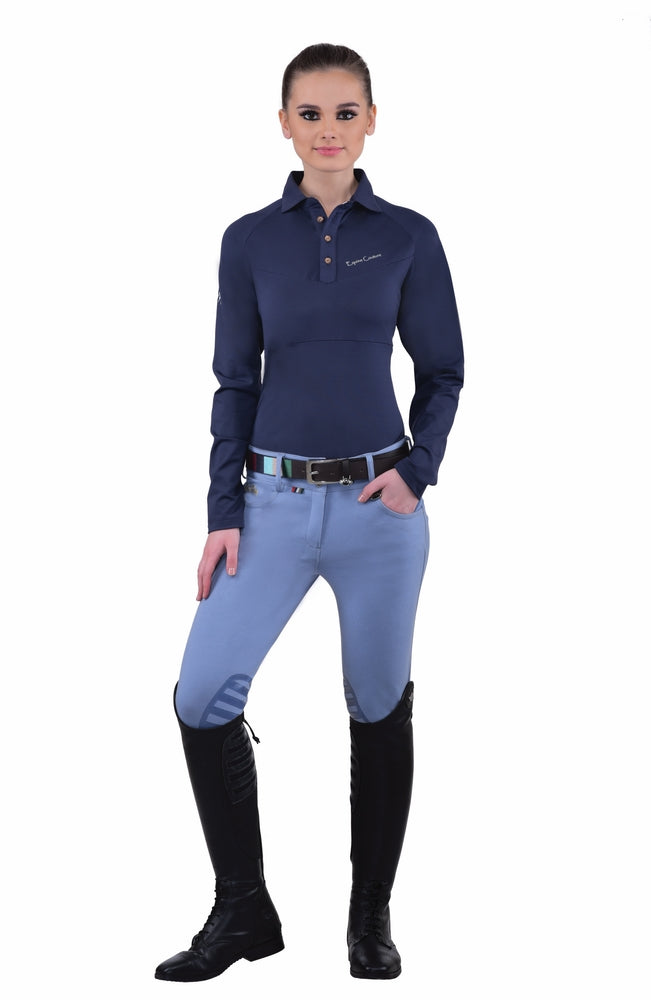 Equine Couture Ladies Sophie Silicone Knee Patch Breeches_204