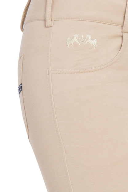 Equine Couture Ladies Sophie Silicone Knee Patch Breeches_221