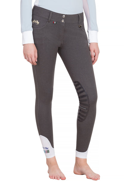 Equine Couture Ladies Sophie Silicone Knee Patch Breeches_212