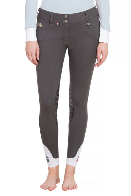 Equine Couture Ladies Sophie Silicone Knee Patch Breeches_211