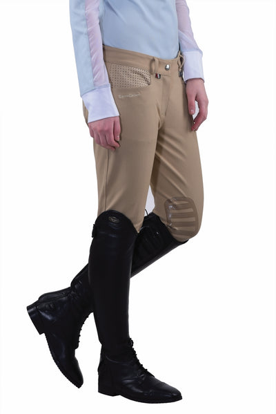 Equine Couture Ladies Oslo Silicone Knee Patch Breeches_168