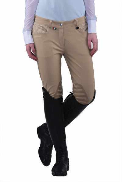 Equine Couture Ladies Oslo Silicone Knee Patch Breeches_167