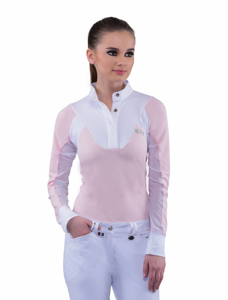 Equine Couture Ladies Maggie Long Sleeve Show Shirt_4111