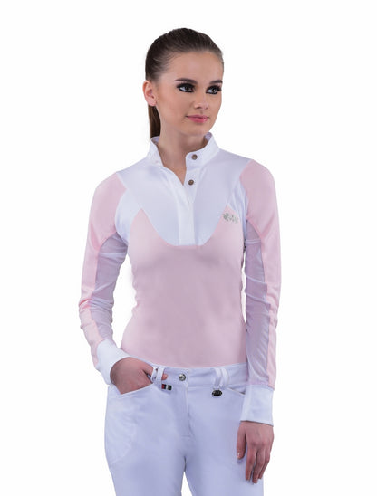 Equine Couture Ladies Maggie Long Sleeve Show Shirt_4111