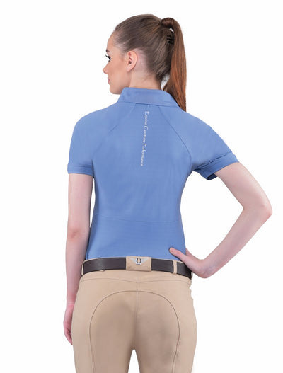 Equine Couture Ladies Performance Short Sleeve Polo Sport Shirt_4171