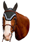 Equine Couture Fly Bonnet with Silver Lurex & Contrast Color_2