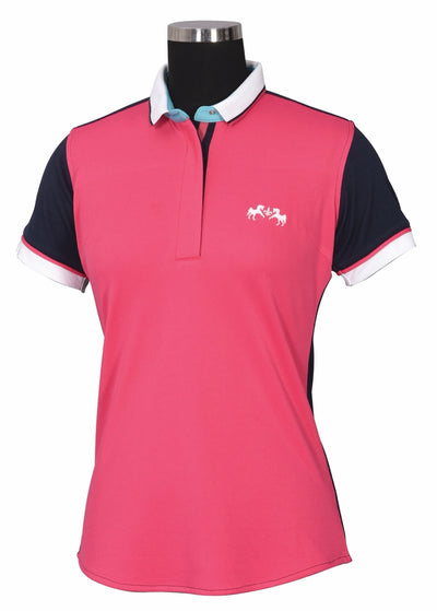 Equine Couture Ladies Pearl Short Sleeve Polo Sport Shirt_4268