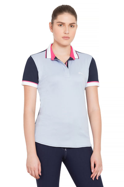 Equine Couture Ladies Pearl Short Sleeve Polo Sport Shirt_4264