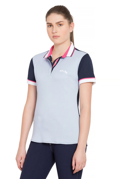 Equine Couture Ladies Pearl Short Sleeve Polo Sport Shirt_4263