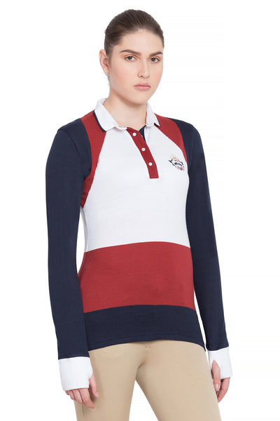 Equine Couture Ladies Calla Long Sleeve Sport Shirt_4571