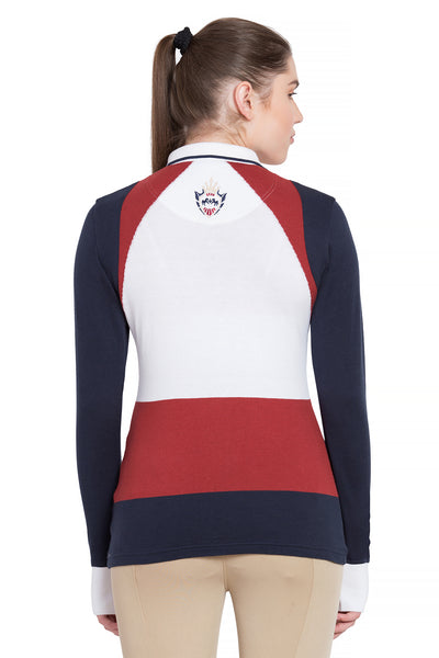 Equine Couture Ladies Calla Long Sleeve Sport Shirt_4572
