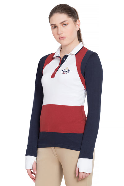 Equine Couture Ladies Calla Long Sleeve Sport Shirt_4570