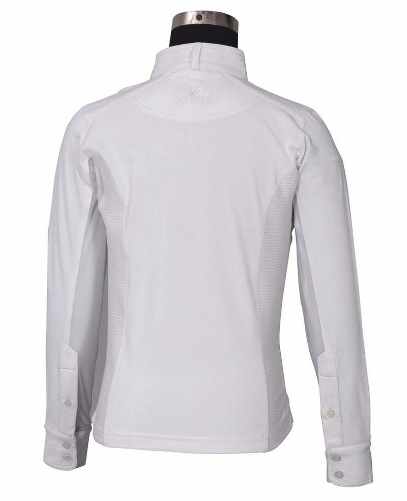 Equine Couture Children's Cara Long Sleeve Show Shirt_4307