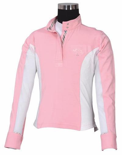 Equine Couture Children's Cara Long Sleeve Show Shirt_4309