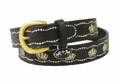 Equine Couture Children's Cacey Leather Belt_3349